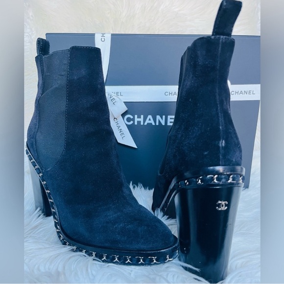 Chanel Suede Boots - Picture 2 of 9